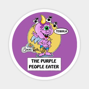 Fritts Cartoons Purple People Eater Magnet